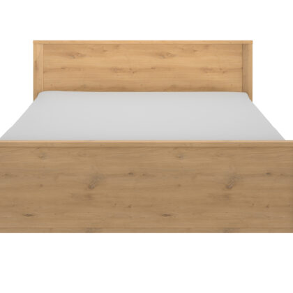 Lugano κρεβάτι διπλό 209x146x80εκ. ( για στρώμα 140x190εκ. ή 140x200εκ. ) Artisan Oak