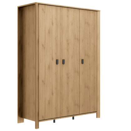 Lugano ντουλάπα με 3 πόρτες 149x60x208εκ. Artisan Oak