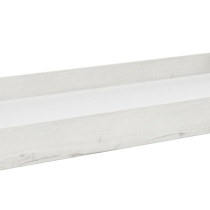 Lugano αποθηκευτικό συρτάρι 93x200x15εκ. ( για κρεβάτι Lugano 90x200εκ. ) Whitewashed Oak