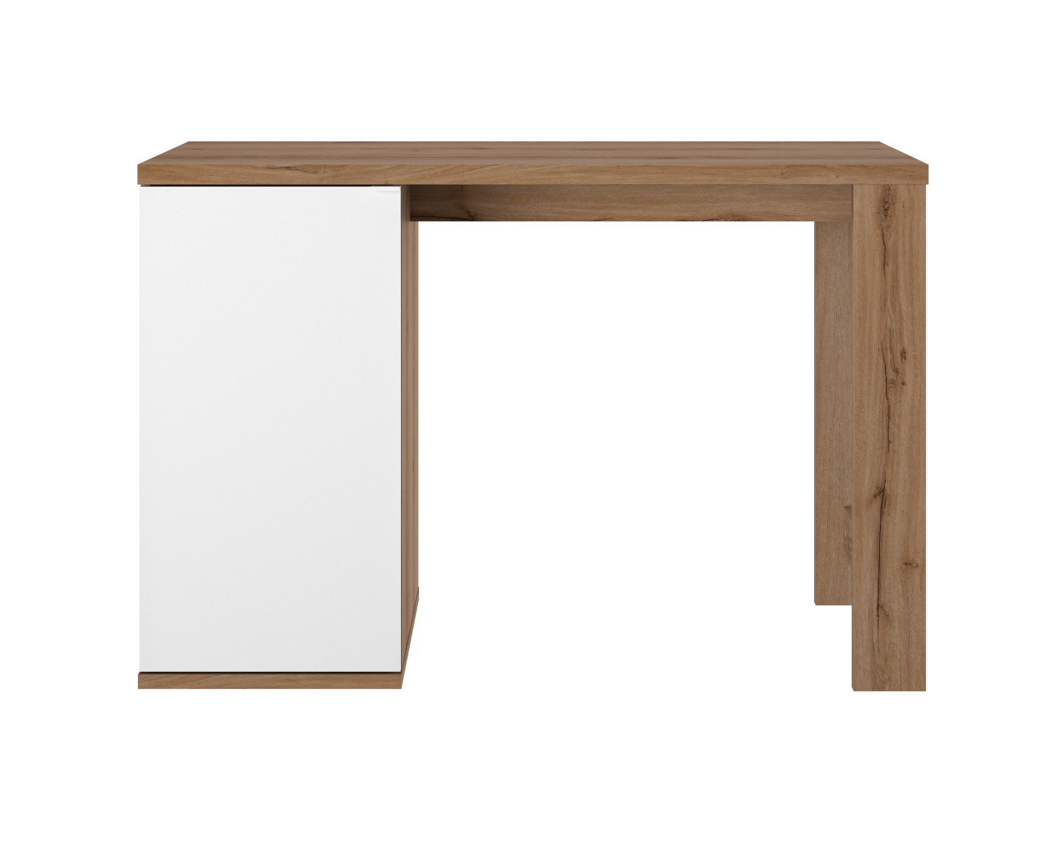 Otello τραπέζι ψηλό bar 136x60x91εκ. Helvezia Oak / Λευκό