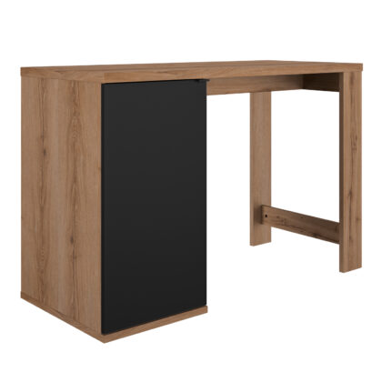 Otello τραπέζι ψηλό bar 136x60x91εκ. Helvezia Oak / Μαύρο