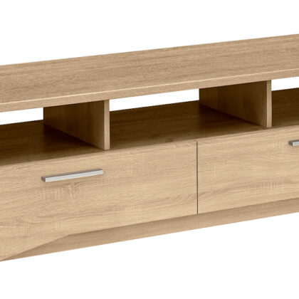 Palace έπιπλο τηλεόρασης 162x45x43εκ. με δύο συρτάρια Sonoma