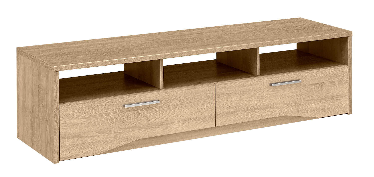 Palace έπιπλο τηλεόρασης 162x45x43εκ. με δύο συρτάρια Sonoma