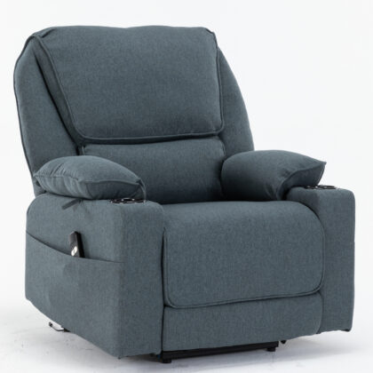 Selena πολυθρόνα relax lift 89x90x103εκ. με ηλεκτρική ανάκλιση Γκρι ύφασμα