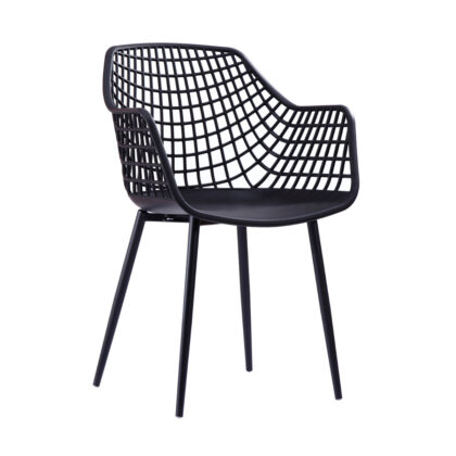 Πολυθρόνα Susan Μαύρο 56 x 57 x 84 Μέταλλο, Πολυπροπυλένιο (PP) 900-005