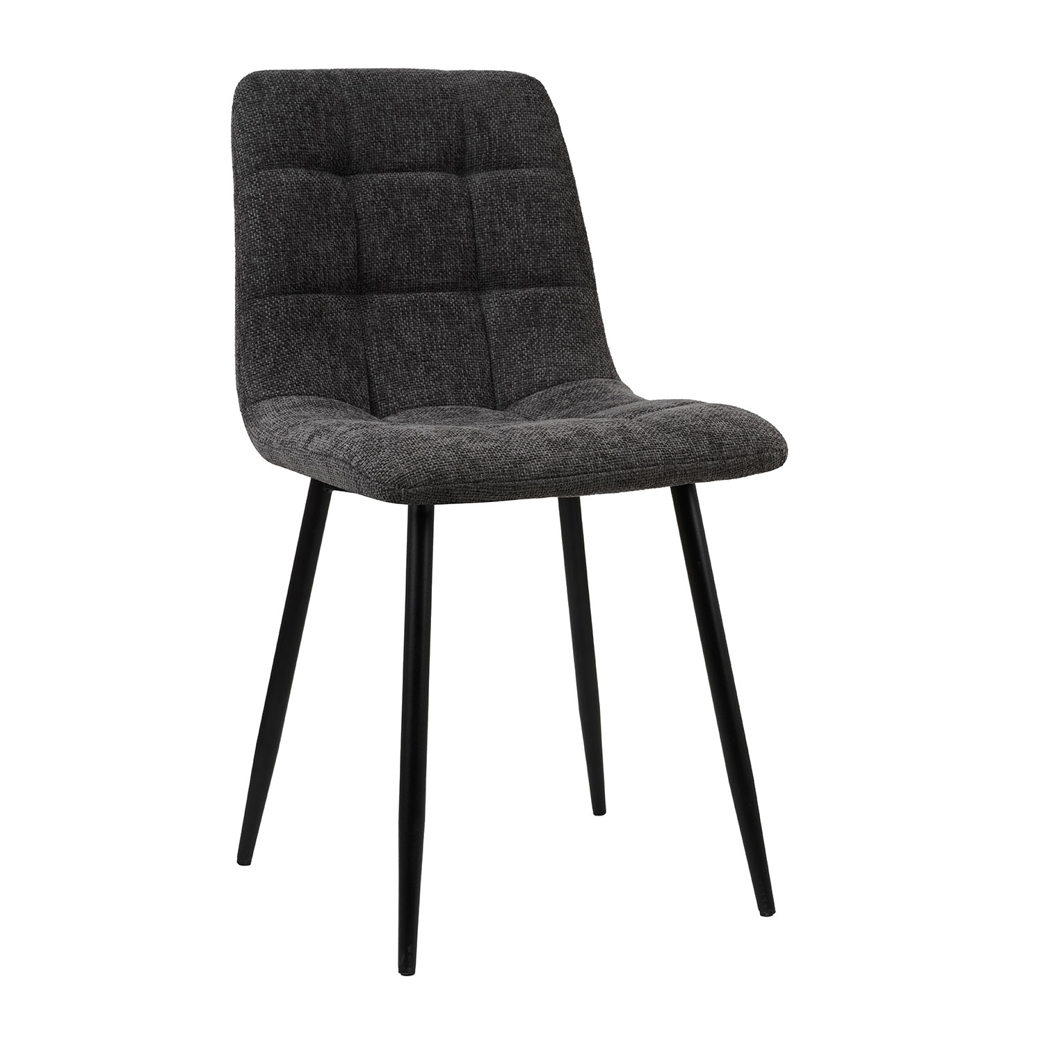 Καρέκλα Loris Γκρι 46 x 54.5 x 89 Μέταλλο, Ύφασμα Γκρι