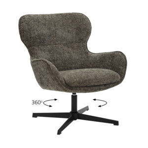 Πολυθρόνα Margo κυπαρισσι 73 x 79 x 88 Μέταλλο, Ύφασμα Κυπαρισσί