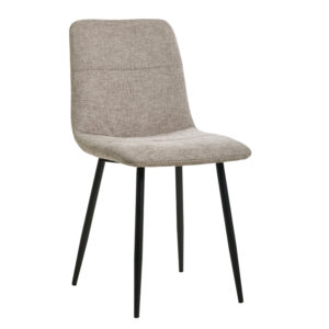 Καρέκλα Paolina γκρεζ 42 x 53 x 87 Μέταλλο, Ύφασμα ΓΚΡΕΖ