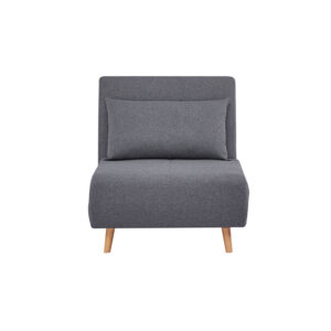 Πολυθρόνα – Κρεβάτι Scoop – 80 γκρι 80 x 91 x 84 Ξύλο, Ύφασμα Γκρι