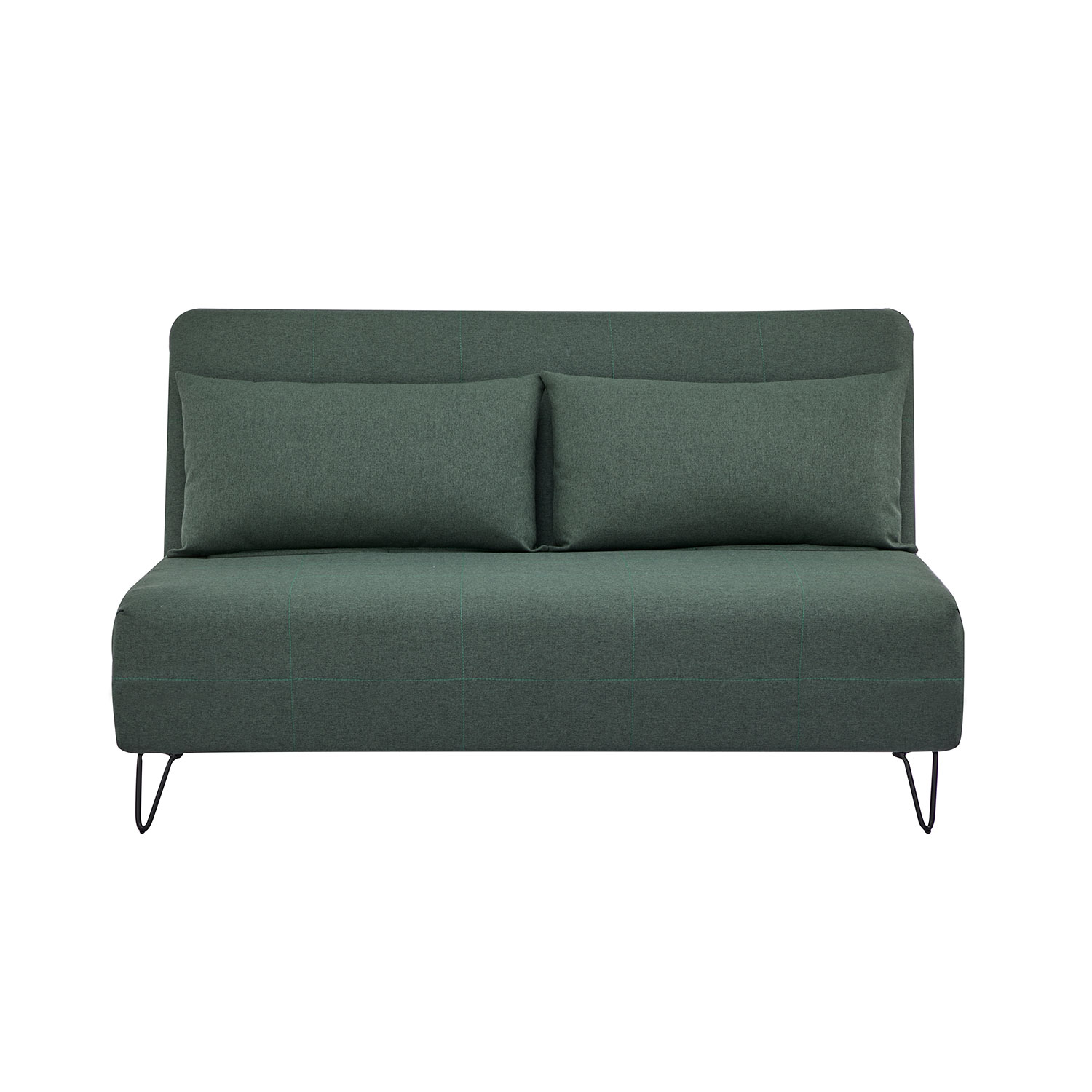 Καναπές - Κρεβάτι Duo κυπαρισσί 141 x 90 x 81 Ξύλο, Μέταλλο, Ύφασμα Κυπαρισσί