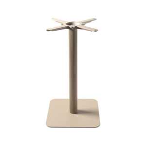 Βάση MARIDU μόκα 40 x 40 x 72 αλουμίνιο, μέταλλο Μόκα