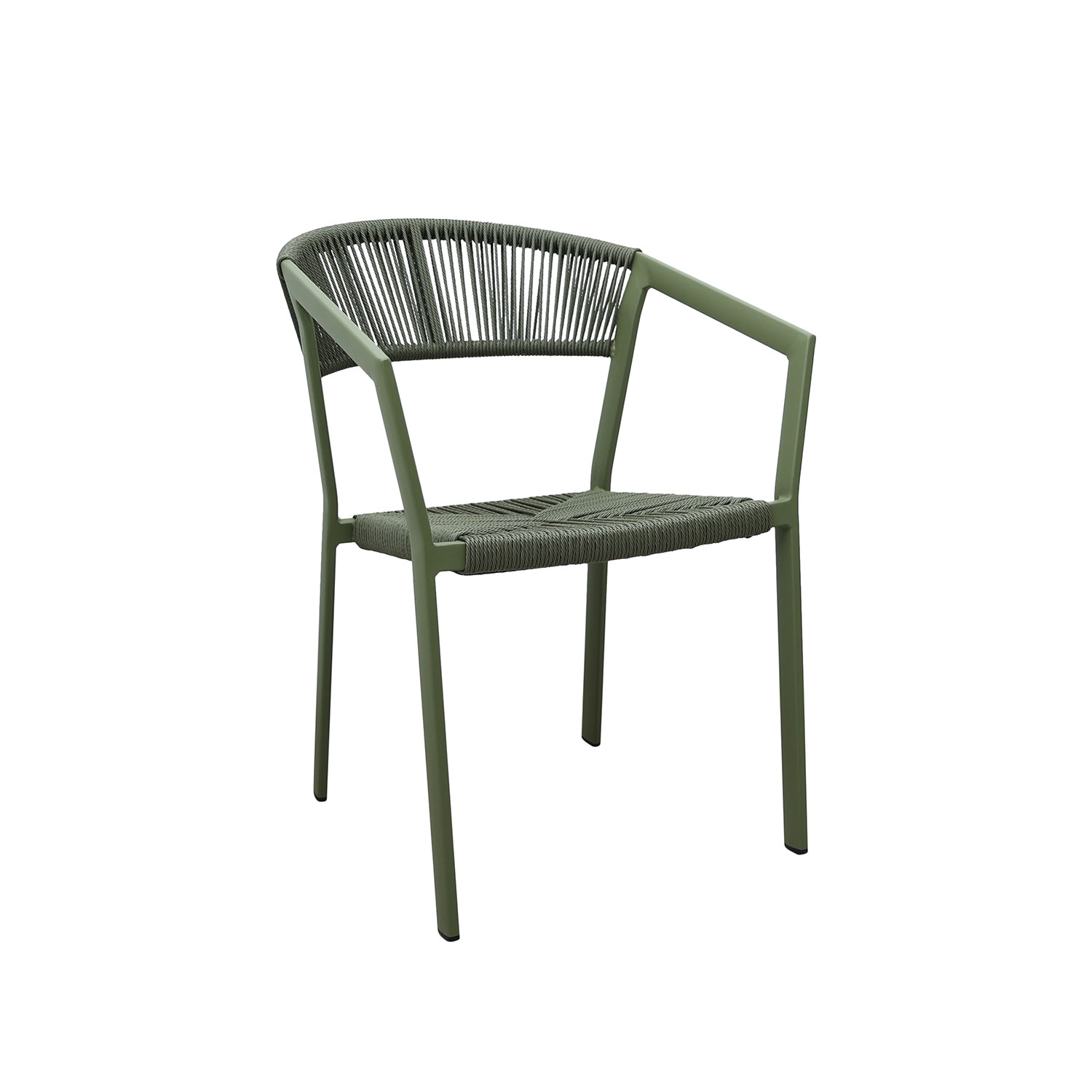 Πολυθρόνα Beluga-R Κυπαρισσί 56 x 60 x 80 Αλουμίνιο, Συνθετικό σχοινί Κυπαρισσί