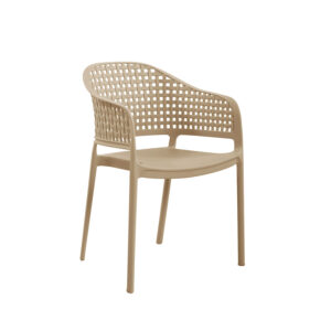 Πολυθρόνα Cuba μόκα 56 x 54 x 81 Πολυπροπυλένιο (PP) Μόκα