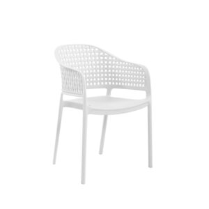 Πολυθρόνα Cuba λευκό 56 x 54 x 81 Πολυπροπυλένιο (PP) Λευκό