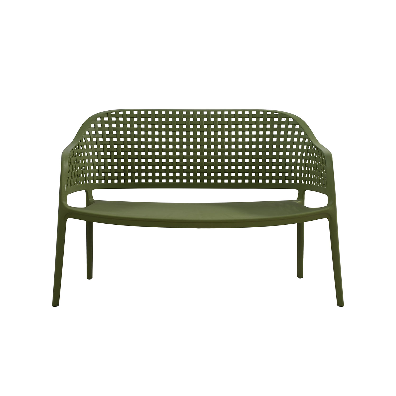 Καναπές Cuba-S λαδί 123 x 68 x 82 Πολυπροπυλένιο (PP) Λαδί