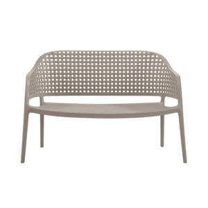 Καναπές Cuba-S μόκα 123 x 68 x 82 Πολυπροπυλένιο (PP) Μόκα