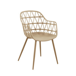 Καρέκλα Neon μόκα 56 x 56 x 85 Πολυπροπυλένιο (PP) Μόκα