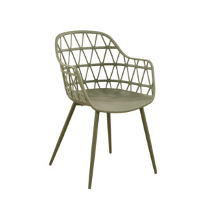 Καρέκλα Neon λαδί 56 x 56 x 85 Πολυπροπυλένιο (PP) Λαδί