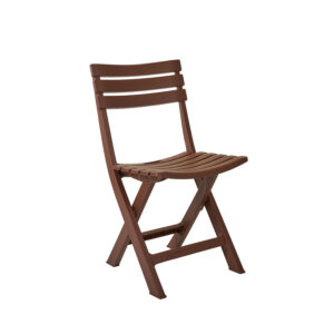 Καρέκλα Flora καφέ 41.5 x 47 x 76 Πολυπροπυλένιο (PP) Καφέ