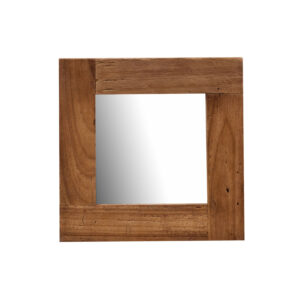 Καθρέπτης τοίχου τετράγωνος Mirror-1 50 x 3 x 50 MINDI WOOD Φυσικό