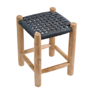 Σκαμπό Noor Μπλε 35 x 35 x 47 TEAK Μπλε