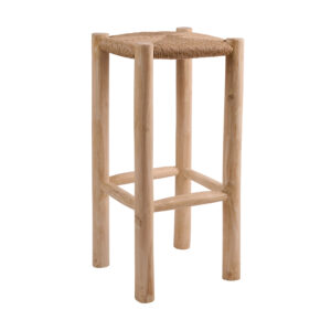 Σκαμπό Cazoo Φυσικό 35 x 35 x 76 TEAK Φυσικό