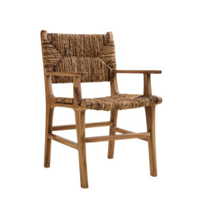 Πολυθρόνα  EVITA φυσικό 54 x 62.5 x 87 TEAK Φυσικό