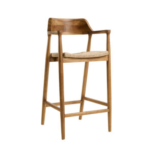 Σκαμπό AXEL 75 φυσικό 58 x 54 x 110 TEAK Φυσικό