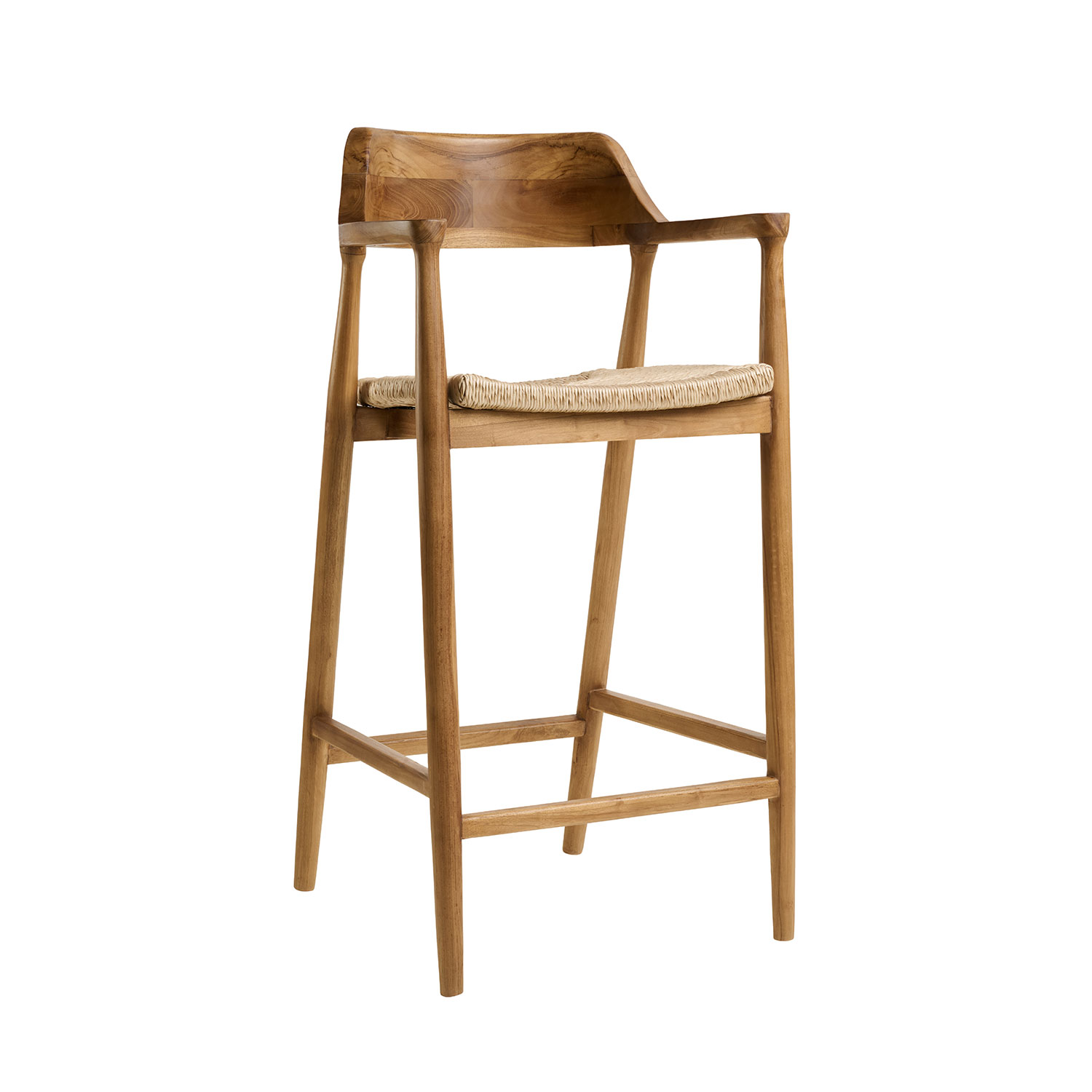 Σκαμπό AXEL 75 φυσικό 58 x 54 x 110 TEAK Φυσικό