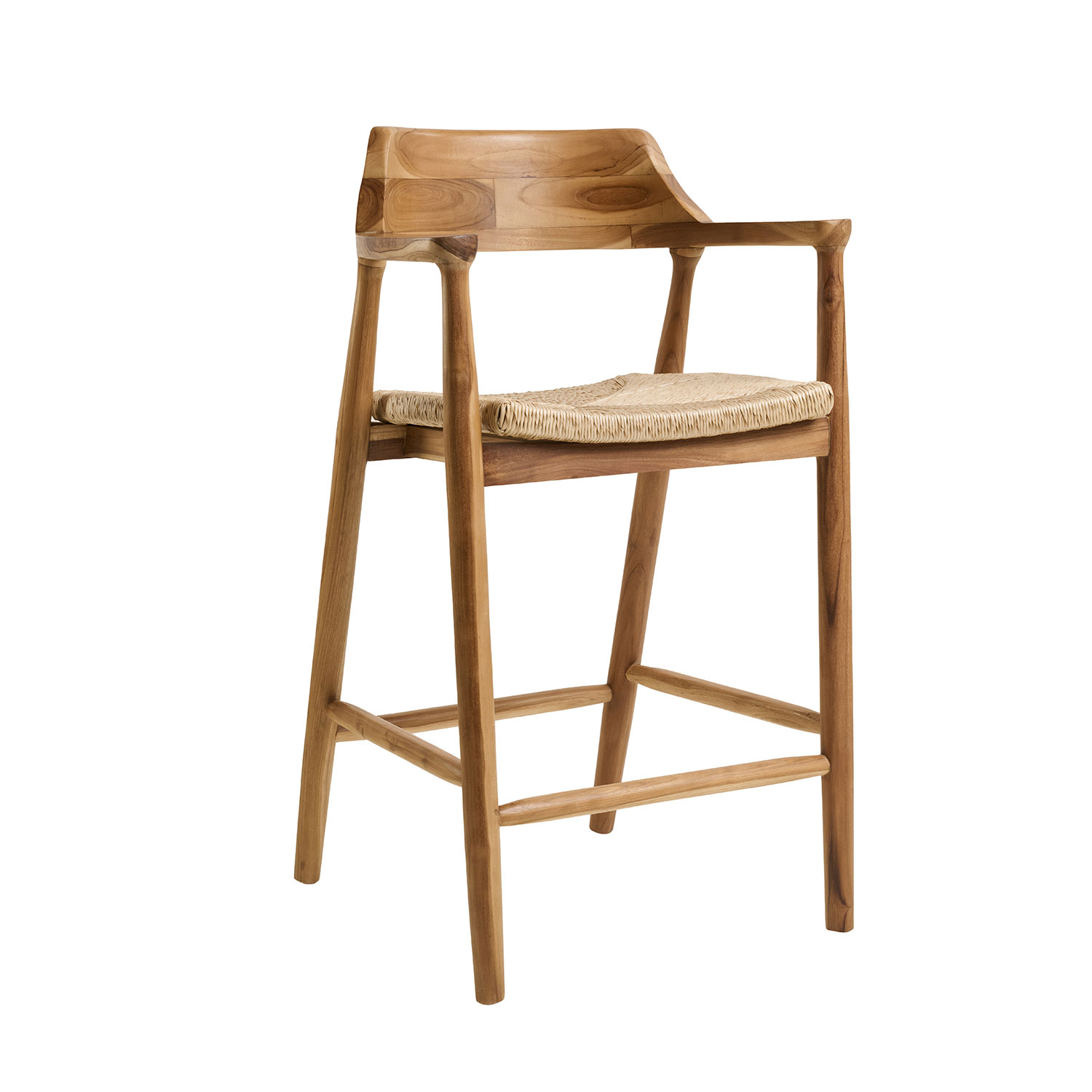 Σκαμπό AXEL 65 φυσικό 58 x 54 x 100 TEAK Φυσικό