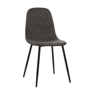 Καρέκλα Antonella Special Γκρι 45.5 x 53 x 87 Μέταλλο, Τεχνόδερμα PU Special Γκρι