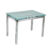 Τραπέζι Glamour 100 Αμμοβολή 100(150) x 65 x 75 Μέταλλο, Γυαλί Αμμοβολή