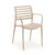 Πολυθρόνα Louise XL Cappuccino 49.5 x 52 x 84 Πολυπροπυλένιο (PP) Cappuccino