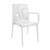 Πολυθρόνα Kasia Λευκό 54 x 51 x 84.5 Μέταλλο, Πολυπροπυλένιο (PP) Λευκό